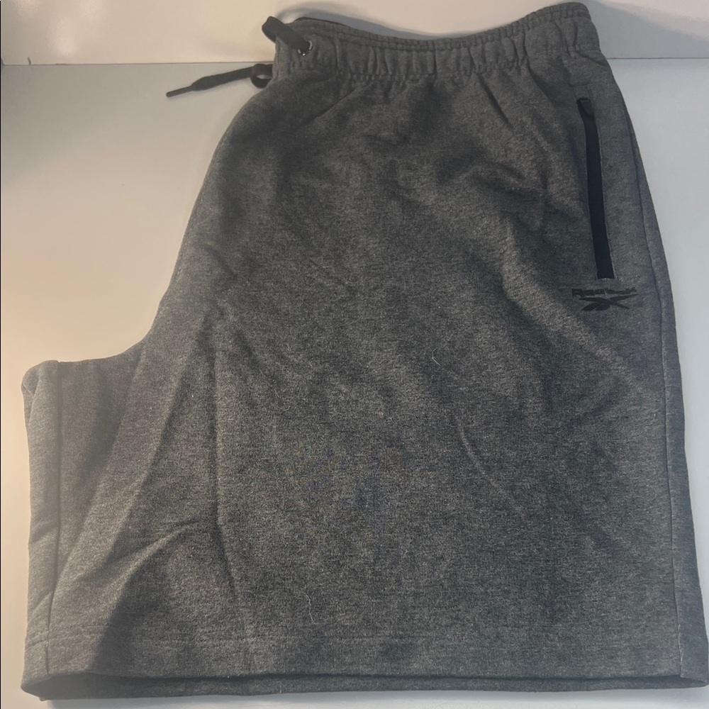 Reebok Charcoal Gray Athletic Shorts